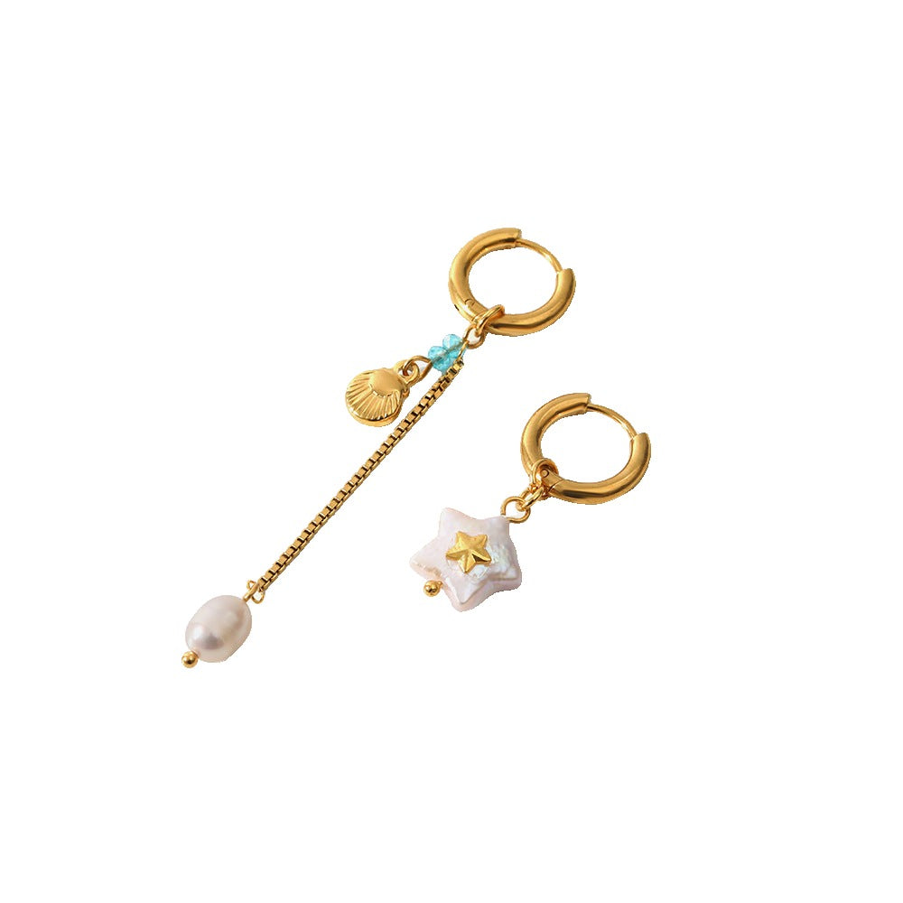 18K Gold Plated Starchild Earrings