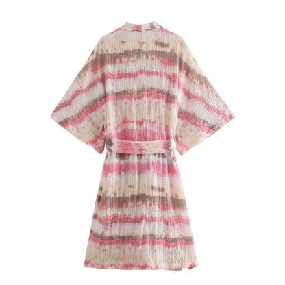 Blush Tie Dye Kimono/Robe