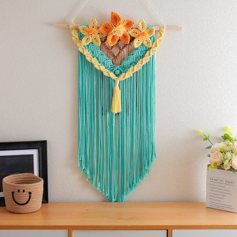 Green Woven Wall Hanging Dreamcatcher