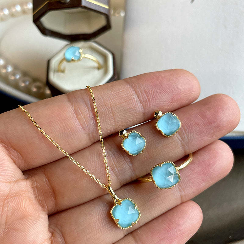 Gold Plated Turquoise Jewellery Collection