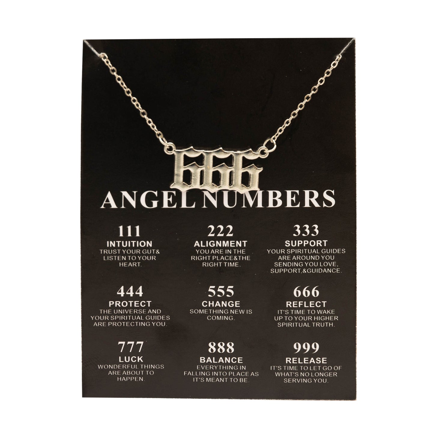 Angel Numbers Necklace