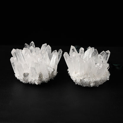 Luxe White Crystal Quartz Cluster