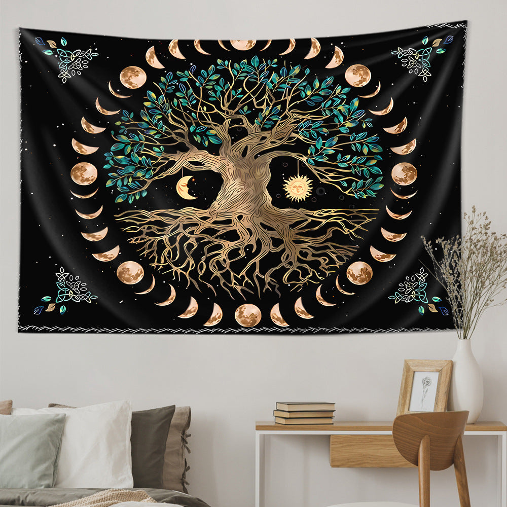 Tree of Life/Moon Phase Tapestry