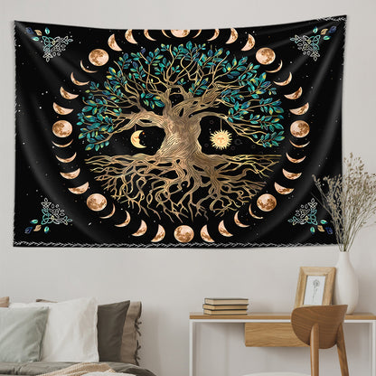 Tree of Life/Moon Phase Tapestry