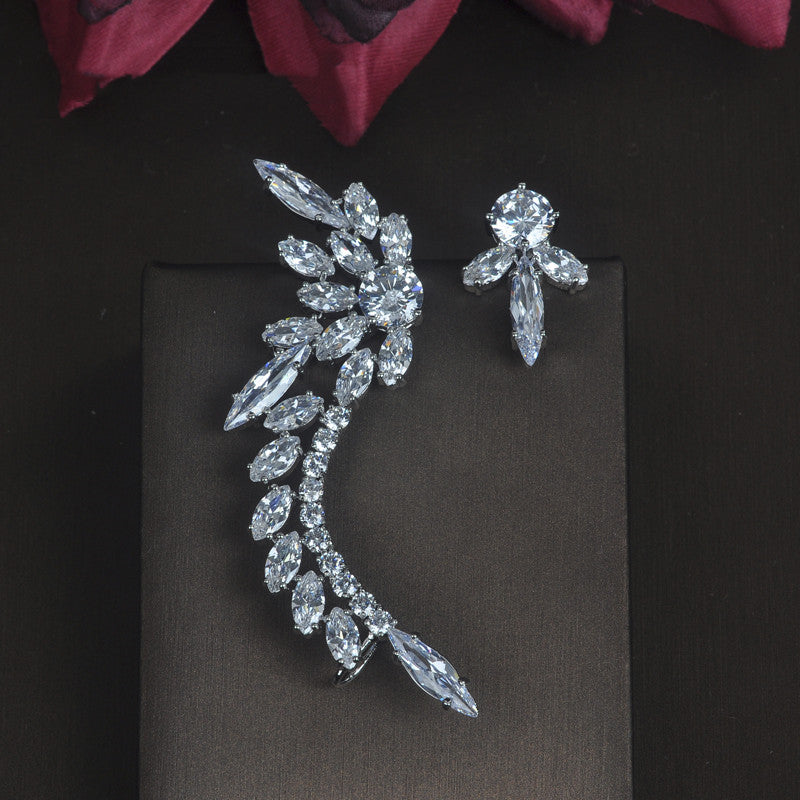 Cubic Zirconium Ear Cuff Set