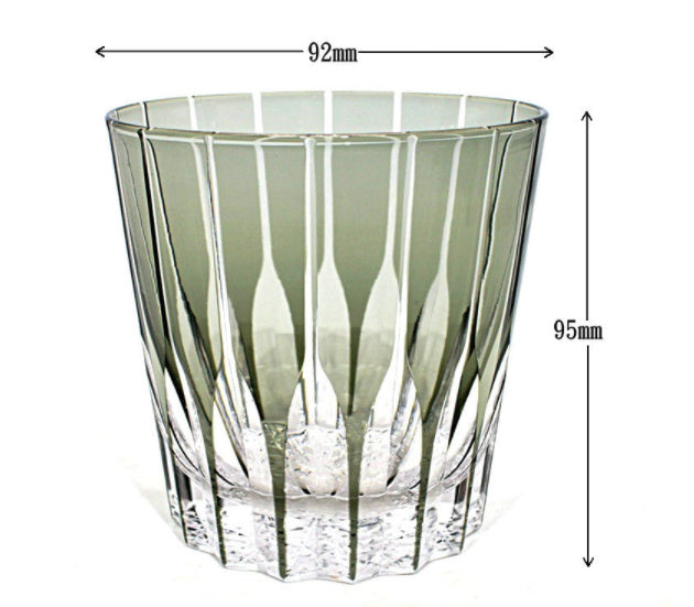 Hand Cut Crystal Glass Tumbler