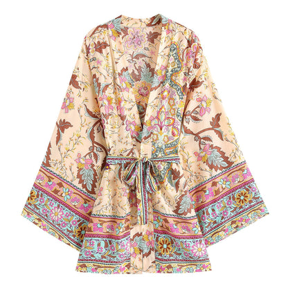 Wildflower Pattern Kimono/Robe