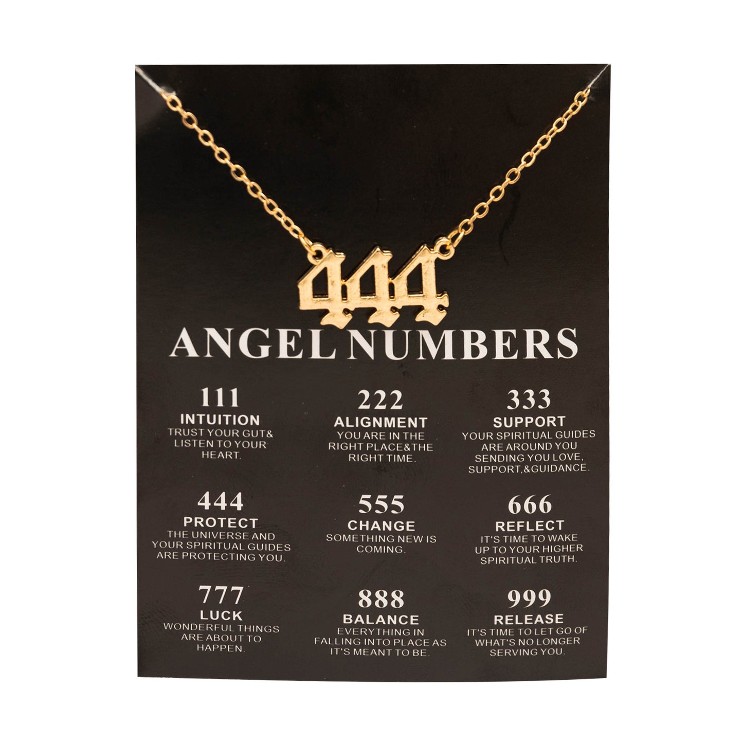 Angel Numbers Necklace