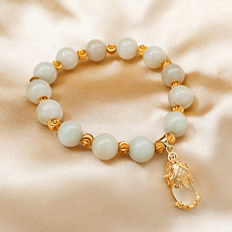 18K Gold Plated Beaded Bracelet