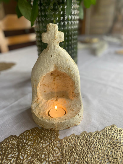 Handmade Church Altar Tea Light Holder/Tabletop Candle Holders